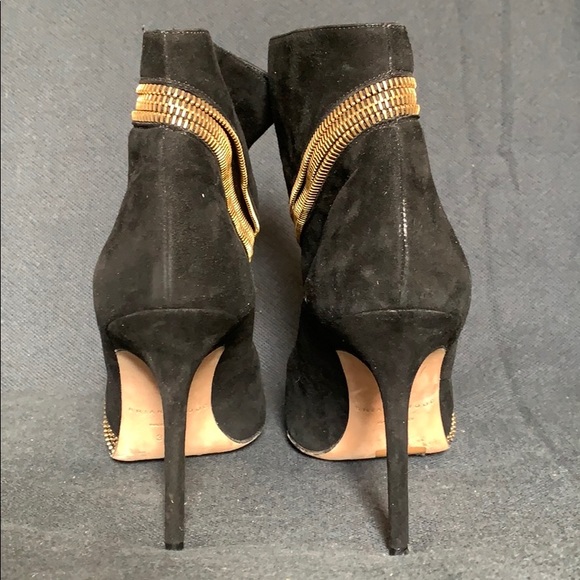 Brian Atwood Suede Wraparound Zipper Booties Boot - Picture 3 of 8